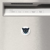 Zwart Puma Street Style Design Magneet (Insitu (Vaatwasser))