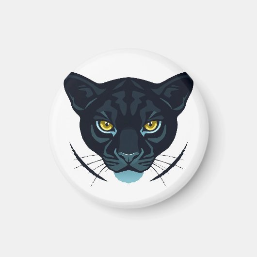 Zwart Puma Street Style Design Magneet (Voorkant)