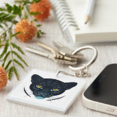Zwart Puma Street Style Design Sleutelhanger (Voorkant Rechts)