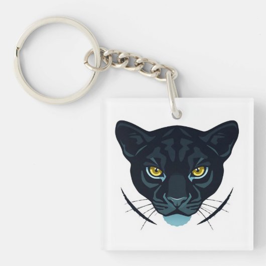 Zwart Puma Street Style Design Sleutelhanger (voorkant)