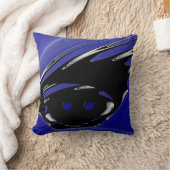 Zwart Punk Fractal Kussen (Deken)