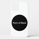 Zwart Punt Case-Mate iPhone Case (Achterkant)