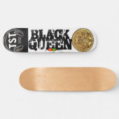 ZWART QUEEN Skateboard (Horizontaal)