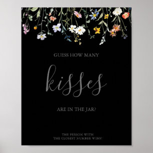 Zwart raad hoeveel Kisses Vrijgezellenfeest Game Poster
