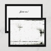 Zwart randomtrek (kleur toevoegen) kaart (Voorkant / Achterkant)