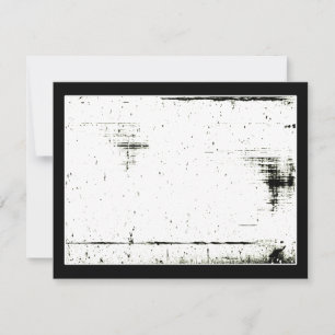 Zwart randomtrek (kleur toevoegen) kaart