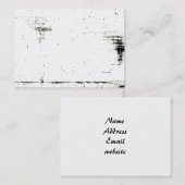 Zwart randomtrek (kleur toevoegen) visitekaartje (Voorkant / Achterkant)