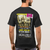 ZWART RASTA MESSIAH Basic Donker T-shirt (Achterkant)