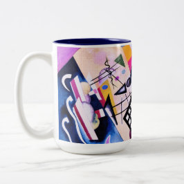 Zwart raster, 1922 - Kandinsky Tweekleurige Koffiemok