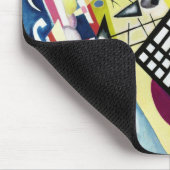 Zwart raster muismat (Hoek)