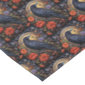 Zwart Raven Donker Gotisch Patroon Tafelkleed (Gekanteld)