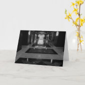 Zwart Reflectie Kaart (Gele Bloem)