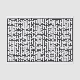 Zwart reuzenlijnmaïs tissuepapier