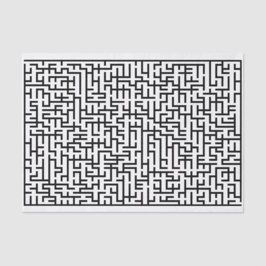 Zwart reuzenlijnmaïs tissuepapier (Voorkant)