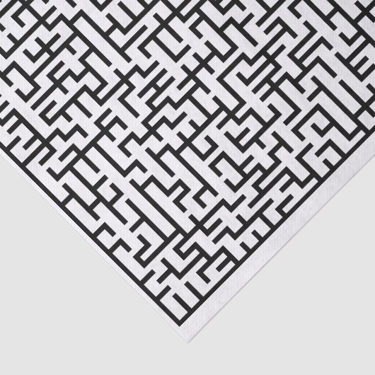 Zwart reuzenlijnmaïs tissuepapier (Detail)