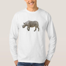 Zwart Rhino Lang T-shirt
