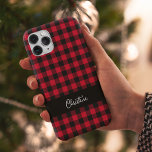 Zwart-rode buffels gepersonaliseerd Case-Mate iPhone 14 hoesje<br><div class="desc">Zwart en rood buffel Gepersonaliseerd Hoesje-Mate iPhone 14 Hoesje</div>