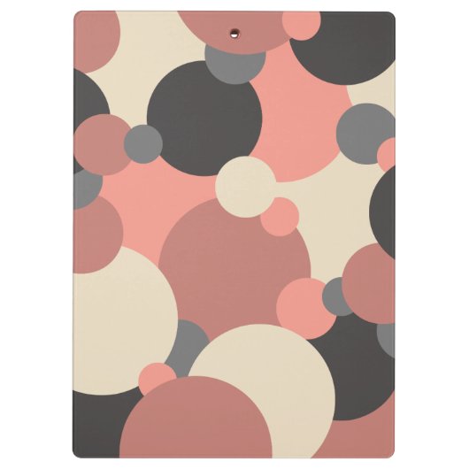 Zwart-rode moleculen Klembord (Achterkant)