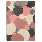 Zwart-rode moleculen Klembord (Voorkant)