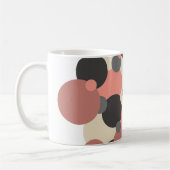 Zwart-rode moleculen koffiemok (Links)