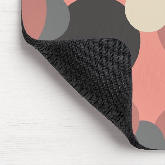 Zwart-rode moleculen Muismat (Hoek)