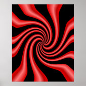 Zwart-rode wervelkolom poster (Voorkant)