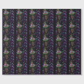 Zwart & Roestbruine Doxie Cadeaupapier (Vlak)