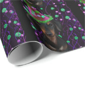 Zwart & Roestbruine Doxie Cadeaupapier (Rol Hoek)