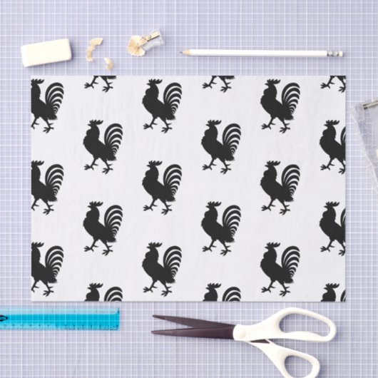 Zwart roestvrij Silhouette-witboek Tissuepapier (Craft)