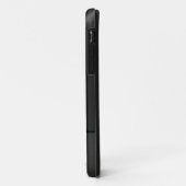 Zwart roestvrij staal Case-Mate iPhone case (Achterkant/links)
