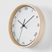 Zwart Romeins nummer & Minuut natuurlijk Lijst (Hoek)