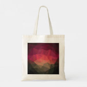 Zwart rond monogram logo ontwerp tote bag (Achterkant)
