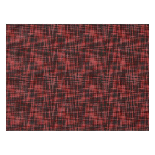Zwart-rood Abstract Stripe Patroon Tafelkleed (Voorkant (Horizontaal))