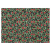 Zwart Rood Bruiloft Donker Gotische Rozen Tafelkleed (Voorkant (Horizontaal))