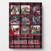 Zwart-rood buffelplaat Aangepast 9 Foto Fotoplaat (voorkant)