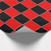 Zwart-rood Cadeaupapier (Hoek)