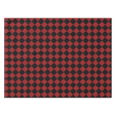 Zwart Rood Check Tafelkleed (Voorkant (Horizontaal))