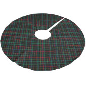 Zwart, rood en groen Tartan Kerstboom Rok (Gekanteld)