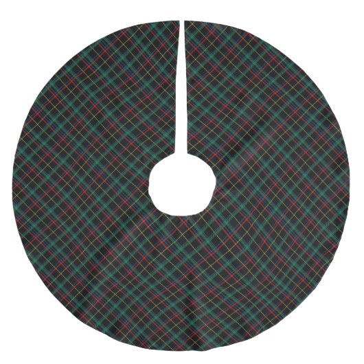 Zwart, rood en groen Tartan Kerstboom Rok (Voorkant)