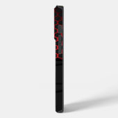 Zwart, rood en...modern stijlvol Case-Mate iPhone case (Achterkant / Links)