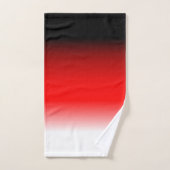 Zwart, rood en wit dik keukenstel bad handdoek (Handdoek)