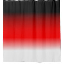 Zwart, rood en wit gradiëntgordijn