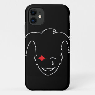 Zwart, rood en wit MTJ Case-Mate iPhone Case