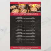 Zwart, Rood Flyer (Voorkant)