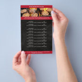 Zwart, Rood Flyer (Hand)