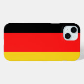 Zwart Rood Geel Duitsland Case-Mate iPhone Case (Achterkant (horizontaal))