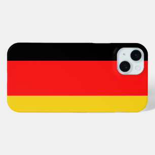 Zwart Rood Geel Duitsland iPhone 15 Mini Hoesje