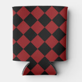 Zwart Rood Geruit Blikje Koeler (Voorkant)