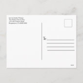 Zwart & rood geruit rustieke feestdagenfeest feestdagenkaart (Achterkant)