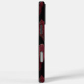 Zwart Rood Gouden Veren Case-Mate iPhone Case (Achterkant / Rechts)